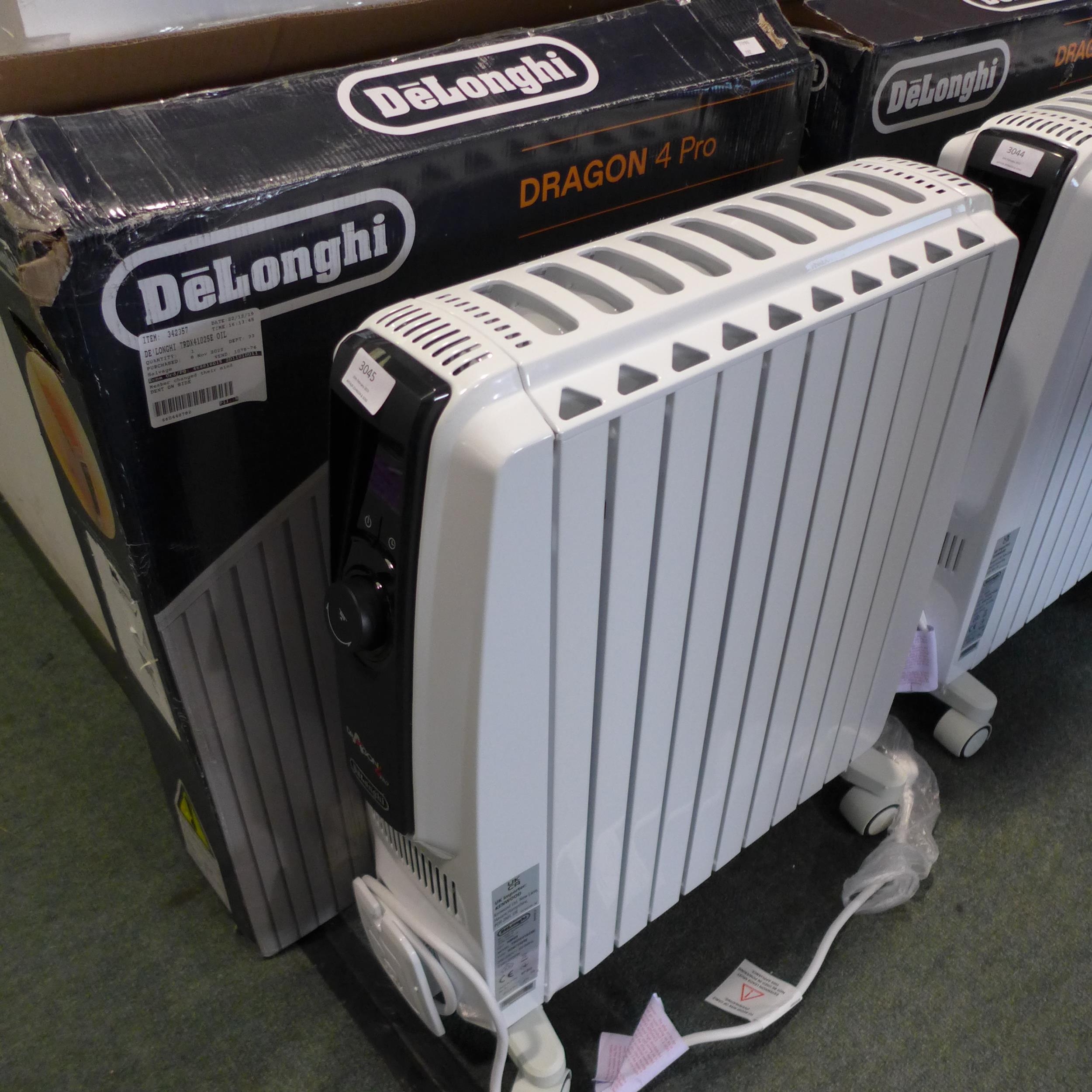 Delonghi oil filled radiator - Dragon4 - model no Trdx41025E Oil (282-571)  * This lot is subject