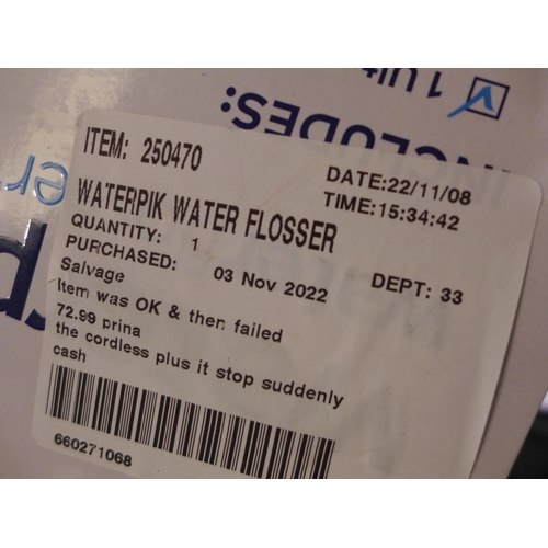 3067 - Waterpik Water Flosser  - WP150/WP470UK (281-34)   * This lot is subject to vat