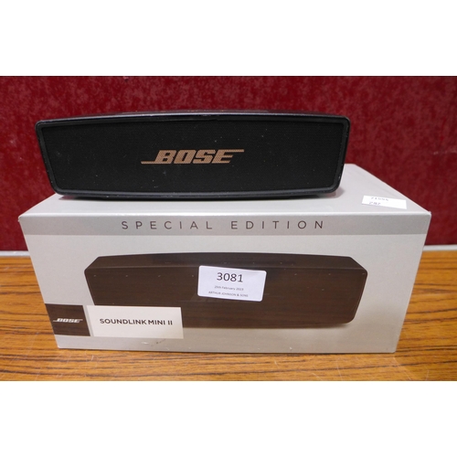 3081 - Bose Soundlink Mini 2 Se speaker - black, Original RRP £129.99 + vat (282-142)  * This lot is subjec... 