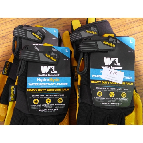 3096 - Wells Lamont Mens hydrahyde Gloves  (282-463-465)  * This lot is subject to vat