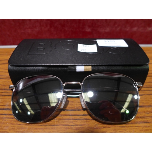 3102 - Hugo Boss 1407/F/Sk 6Lbt4 chrome metal 58x19 sunglasses(282-454)  * This lot is subject to vat