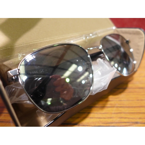 3102 - Hugo Boss 1407/F/Sk 6Lbt4 chrome metal 58x19 sunglasses(282-454)  * This lot is subject to vat