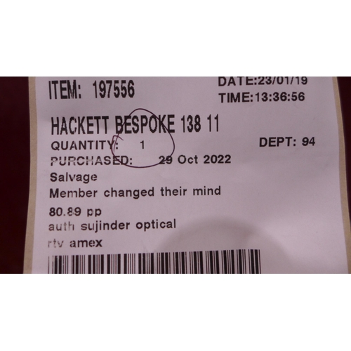 3138 - Pair of Hackett Bespoke 138 11 48 x 22 Tort Plastic glasses (285-1)  * This lot is subject to vat