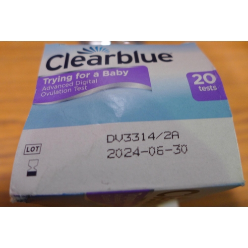 3145 - Clearblue Ovulation Test sticks, Mens Classic glasses +2.50 (282-422,449)