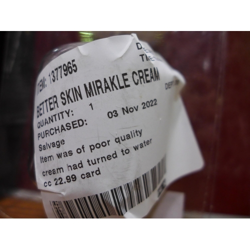 3154 - FGX glasses and Better Skin Mirakle Cream 2 x 60ml  (281-56,68)   * This lot is subject to vat