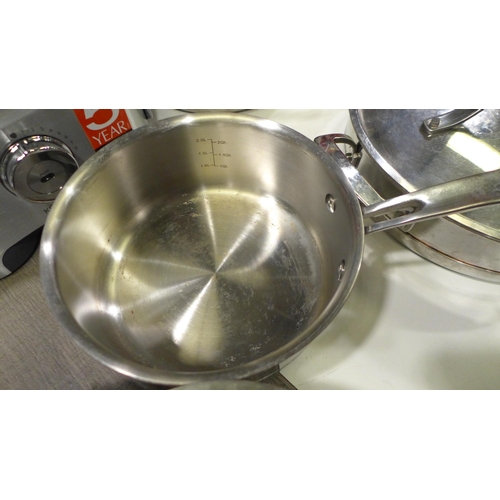 3240 - Ks S/S Cookware 10Pc Set , Original RRP £164.99 + vat, The Rock Multipan 10   - 25cm  (282-499,500) ... 