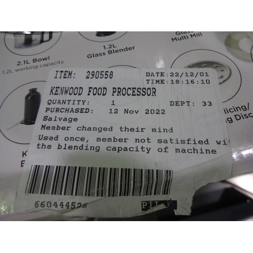 3294 - Kenwood Food Processor  - multipro (282-430)  * This lot is subject to vat