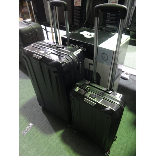 3356 - Samsonite Endure Black 2Pc hardside Luggage Set , Original RRP £134.99 + vat (282-574)  * This lot i... 