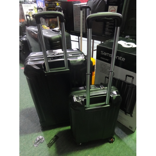 3356 - Samsonite Endure Black 2Pc hardside Luggage Set , Original RRP £134.99 + vat (282-574)  * This lot i... 