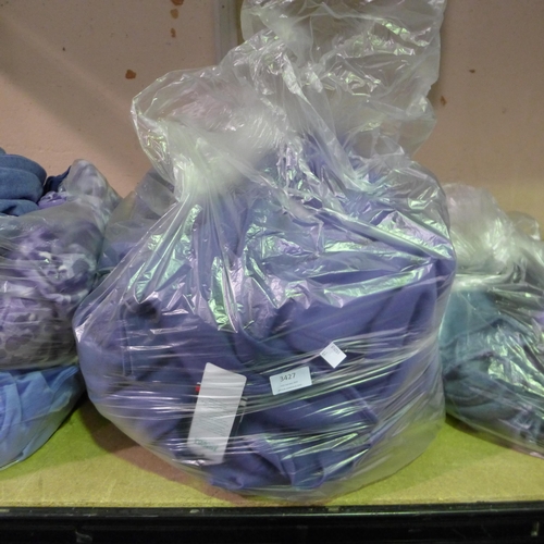 3427 - Bag of men's purple Tommy Jeans hoodies - mixed sizes * this lot is subject to VAT