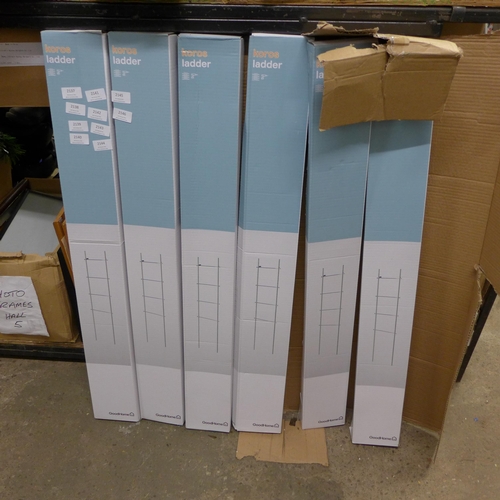 2144 - 6 boxed, unused Good Home Koros ladders