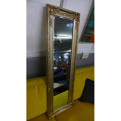 1321 - A Seattle champagne hall mirror, H 132 x W 42 (Seattlechamp26)   #