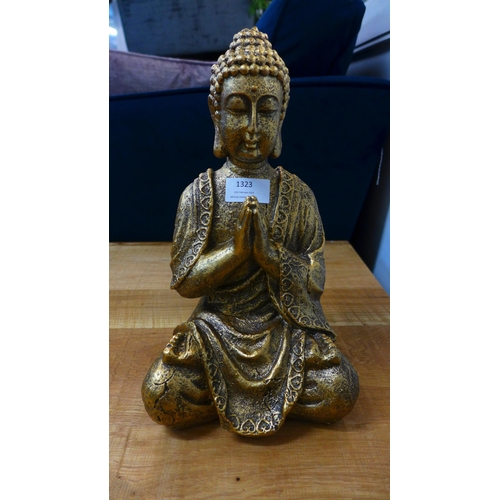 1323 - An ornamental praying Buddha  - H 31cms (61287108)