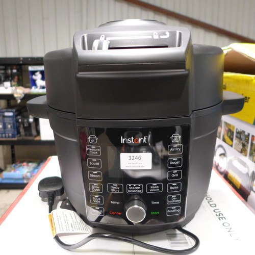 3246 - Instant Pots One Lid 6.2L, Original RRP £159.99 + vat (282-159,492)  * This lot is subject to vat