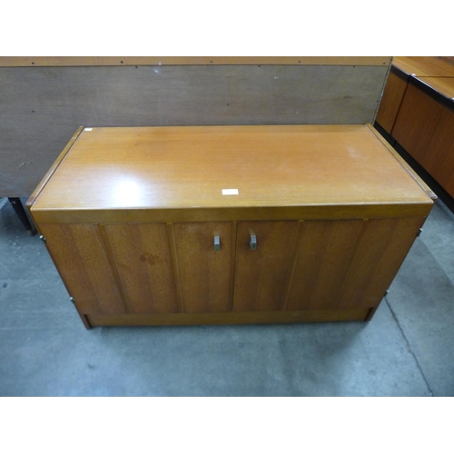 58 - A Jentique teak record cabinet