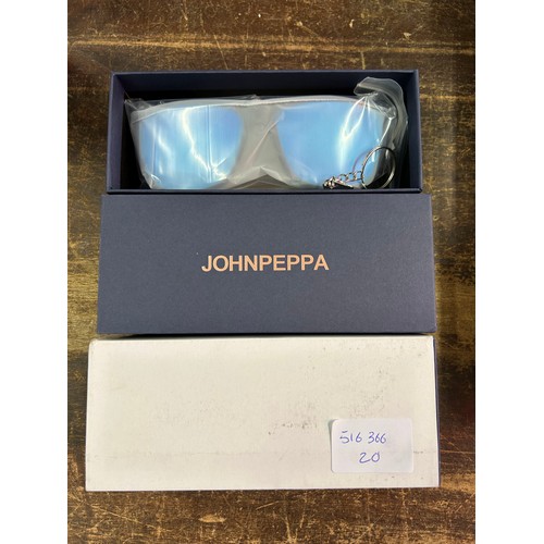 2073 - 3 Pairs of John Pepa designer sunglasses - unused