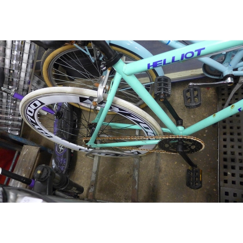 2439 - Helliot single speed IE.Bikes 'Fixy' bicycle/bike - Police repossession