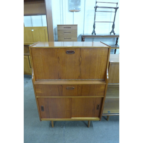 12 - A teak bureau