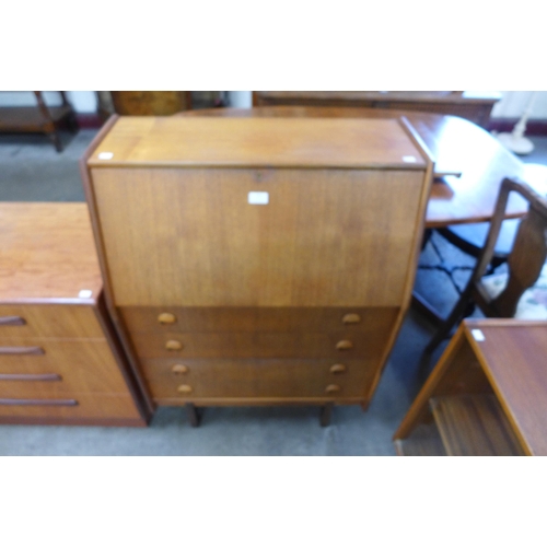 16 - A teak bureau