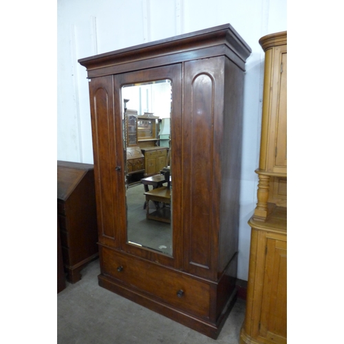 190 - A Victorian mahogany wardrobe