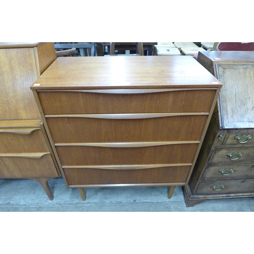 20 - An Austin Suite teak chest of drawers