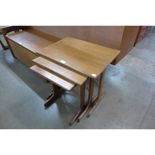 24 - A G-Plan Fresco teak nest of tables