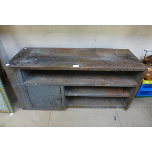 295 - A metal industrial cabinet