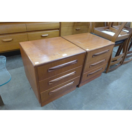 31 - A pair of G-Plan Fresco teak bedside chests