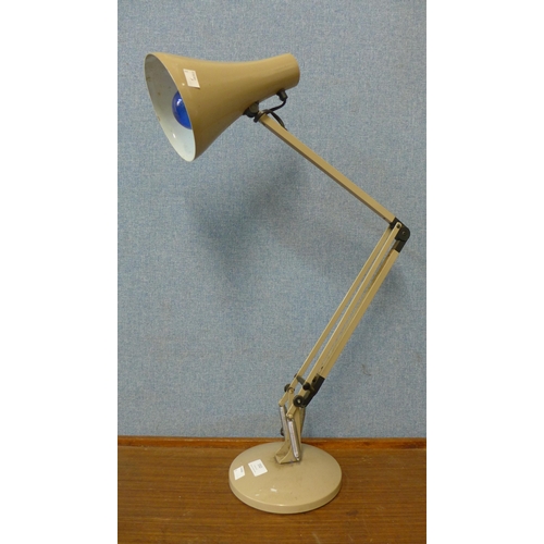 350 - A taupe metal anglepoise desk lamp