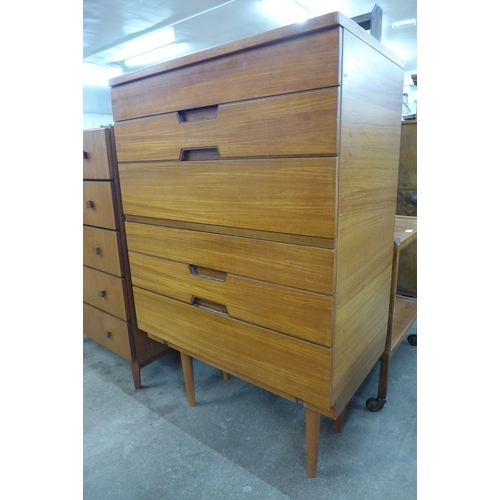 36 - A Uniflex teak chest of drawers