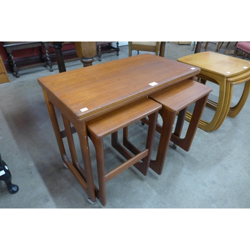 81A - A McIntosh teak Tri-form nest of tables