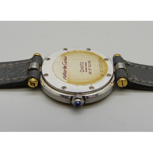 1010 - A Santos de Cartier wristwatch, 26mm case