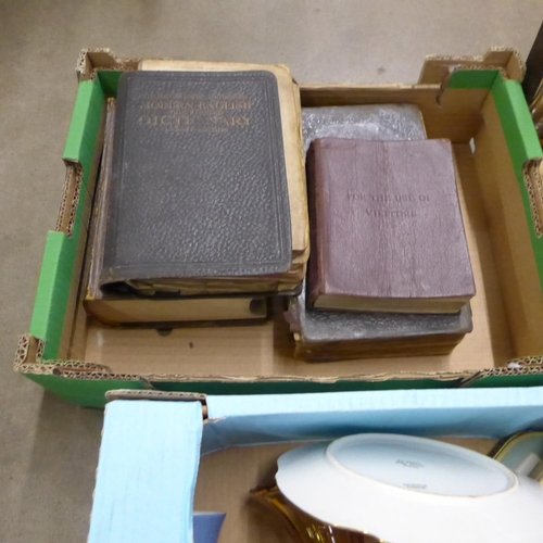 1194 - A quantity of china, books, and glass, etc. **PLEASE NOTE THIS LOT IS NOT ELIGIBLE FOR POSTING AND P... 