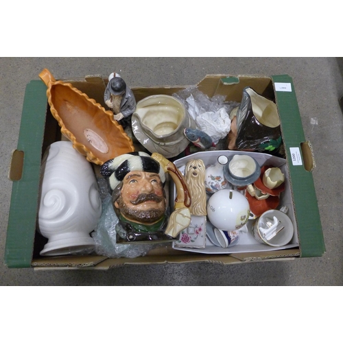 1200 - A quantity of china, porcelain, etc., including Royal Doulton and Sylvac **PLEASE NOTE THIS LOT IS N... 