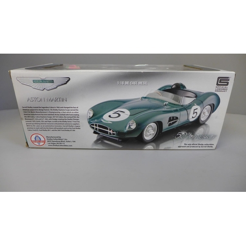 603 - An Aston Martin DBR1 die-cast model vehicle, 50th Anniversary, boxed