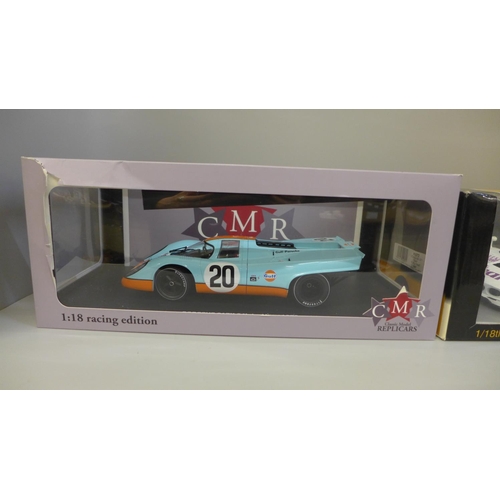 604 - Two die-cast model cars; Chrono Lotus Elise GT1 Thai and CMR Porsche 917K 24h Le Mans 1970, boxed