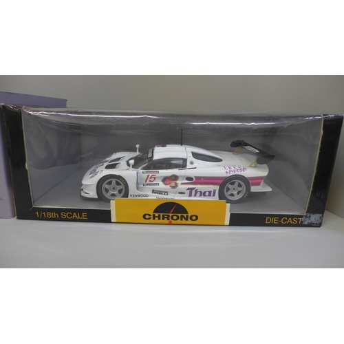 604 - Two die-cast model cars; Chrono Lotus Elise GT1 Thai and CMR Porsche 917K 24h Le Mans 1970, boxed