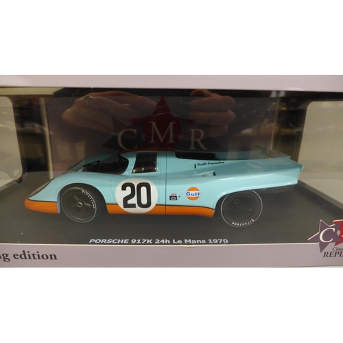 604 - Two die-cast model cars; Chrono Lotus Elise GT1 Thai and CMR Porsche 917K 24h Le Mans 1970, boxed