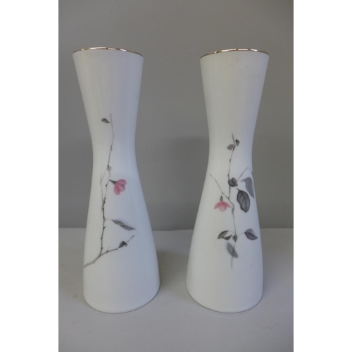 606 - A pair of Rosenthal German vases