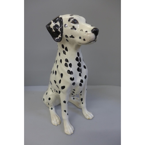 615 - A Beswick fireside dalmatian, 36cm