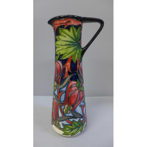 618 - A Moorcroft tall jug, 2003, 24.5cm, boxed