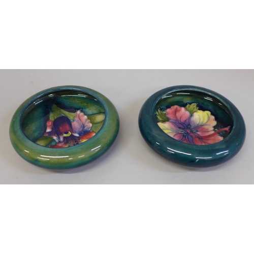 647 - Two Moorcroft small dishes