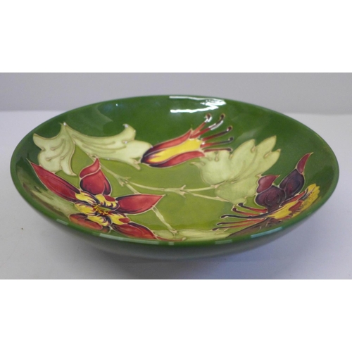 652 - A Moorcroft bowl, 18.5cm