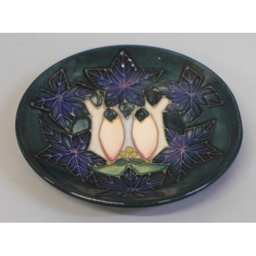 655 - A Moorcroft Sally Tuffin pin dish, boxed