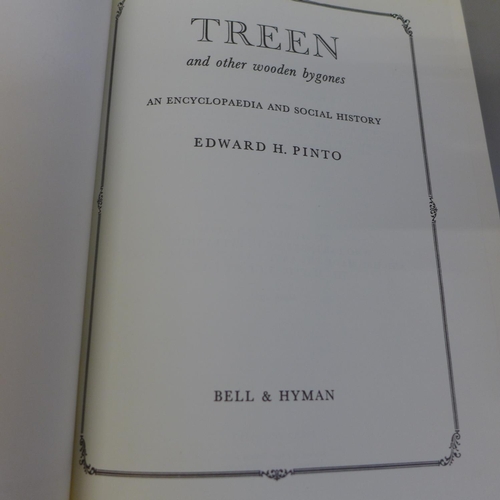 728 - One volume, Treen and other wooden bygones, Edward H Pinto