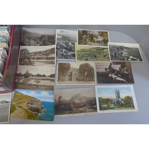 784 - Postcards:- box of postcards, vintage to modern