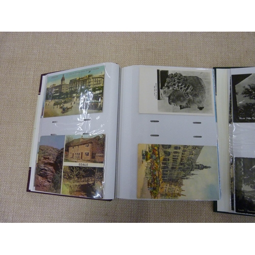 794 - Two albums containing 336 postcards, mid to late 20th Century