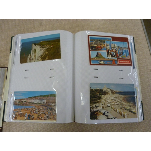 794 - Two albums containing 336 postcards, mid to late 20th Century