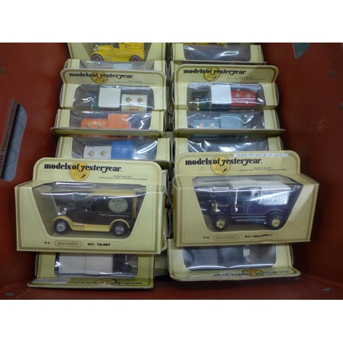 808 - Models of Yesteryear tankers, advertising vans, lorrires, etc., boxed