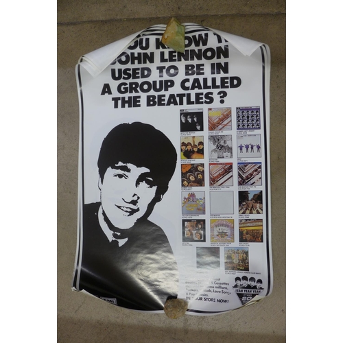 824 - Beatles promotion posters from Parlophone EMI (4)